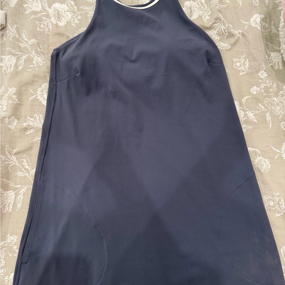 Vuori Navy Midi Dress